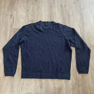 Vintage Nike Navy Blue Men's Sweater Size L